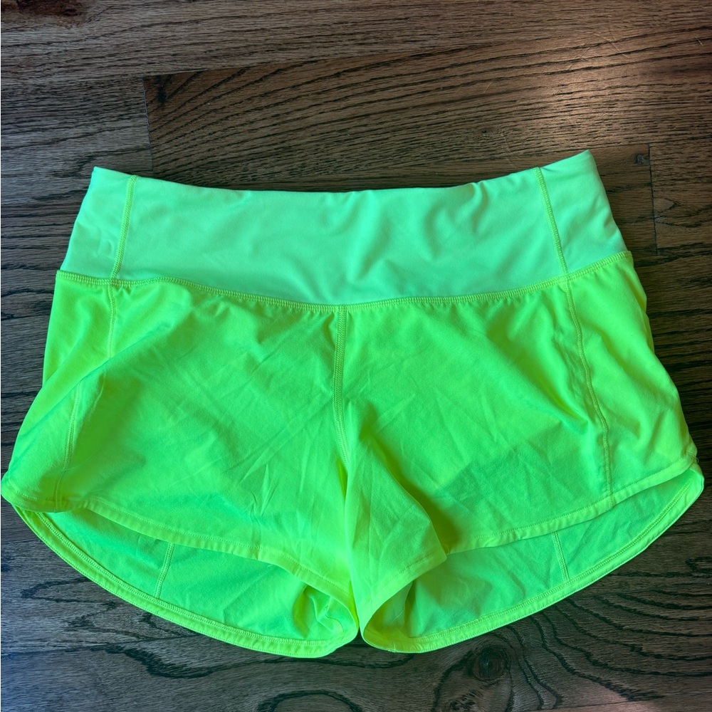 Lululemon speed up shorts size 6